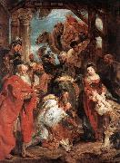 RUBENS, Pieter Pauwel The Adoration of the Magi af painting